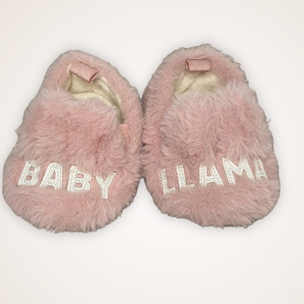 Baby Llama Slippers with Memory Foam 3-6 months
